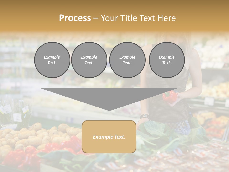 Fresh Diet Woman PowerPoint Template