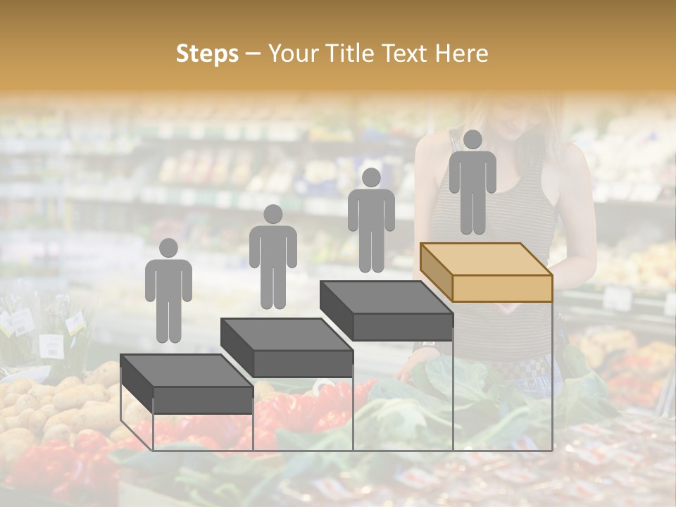 Fresh Diet Woman PowerPoint Template