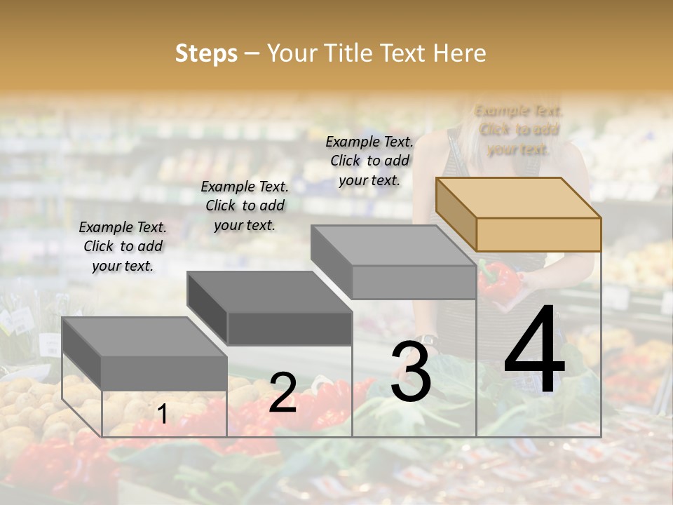 Fresh Diet Woman PowerPoint Template