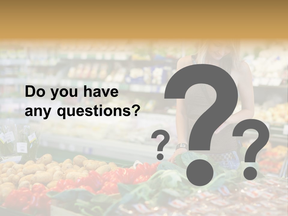 Fresh Diet Woman PowerPoint Template