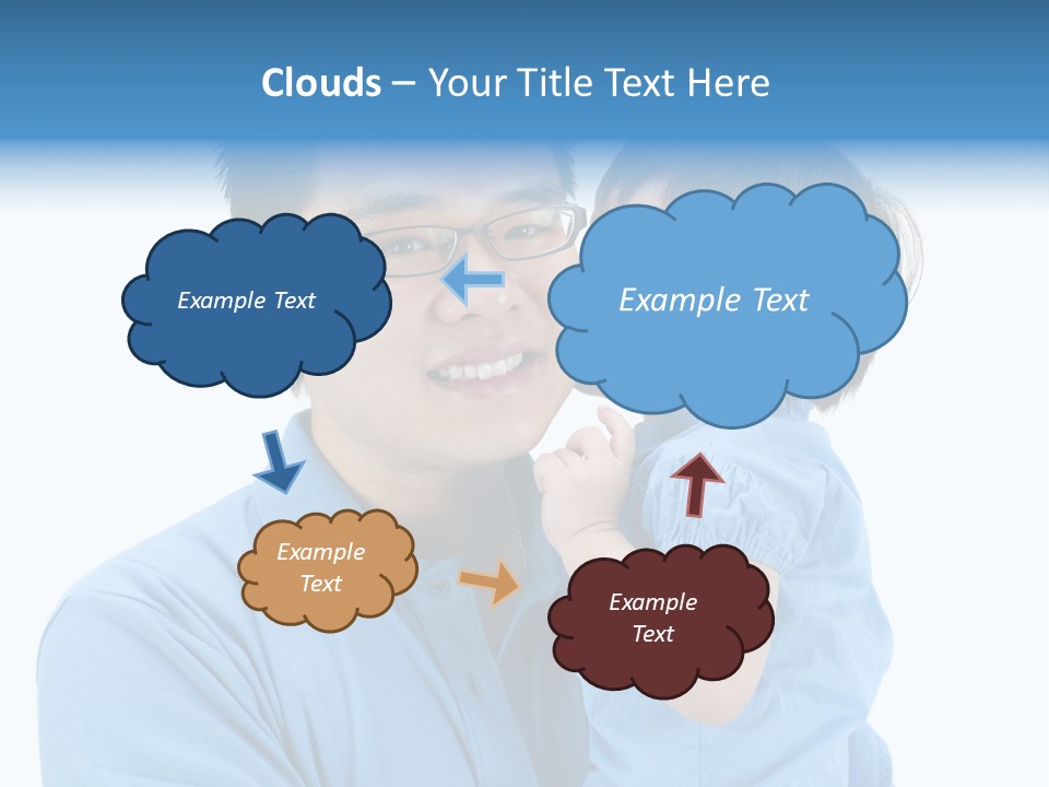 Beautiful Baby Happiness PowerPoint Template