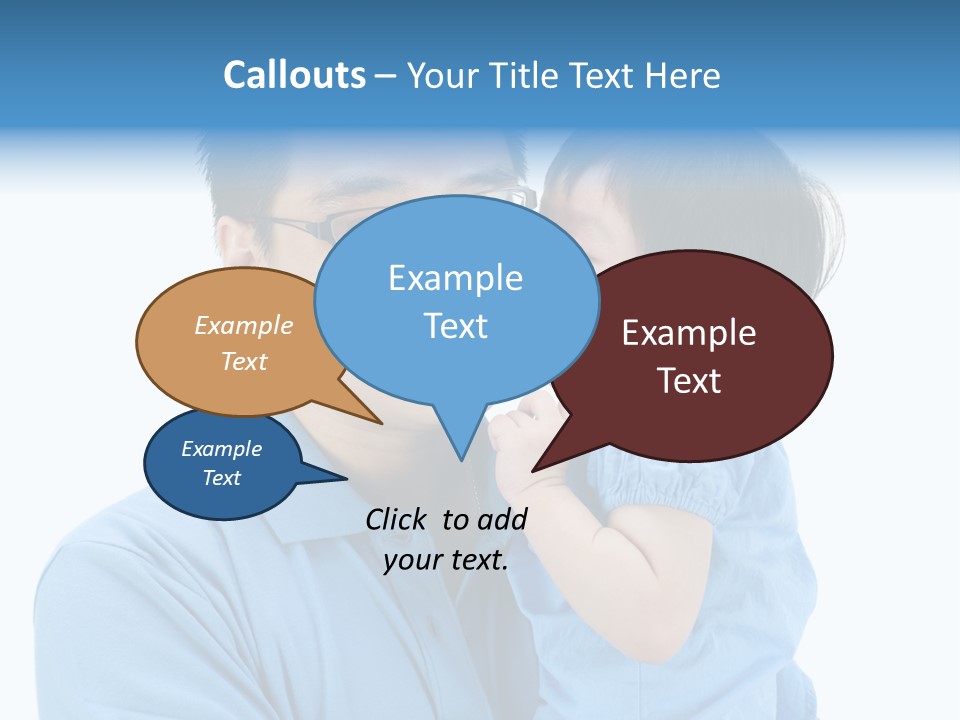 Beautiful Baby Happiness PowerPoint Template