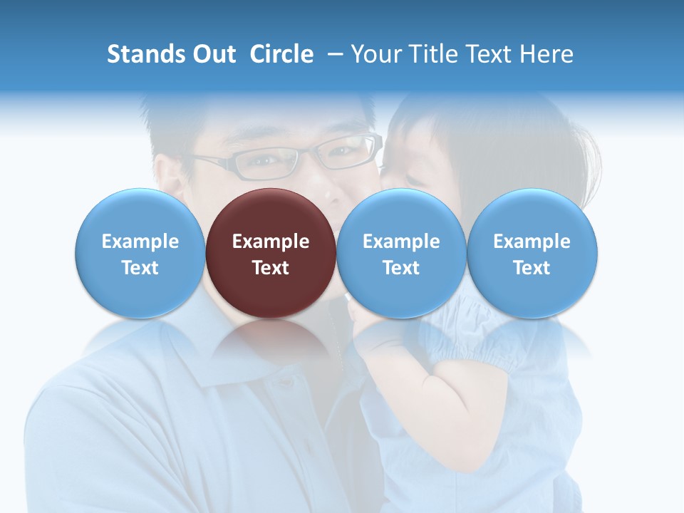 Beautiful Baby Happiness PowerPoint Template