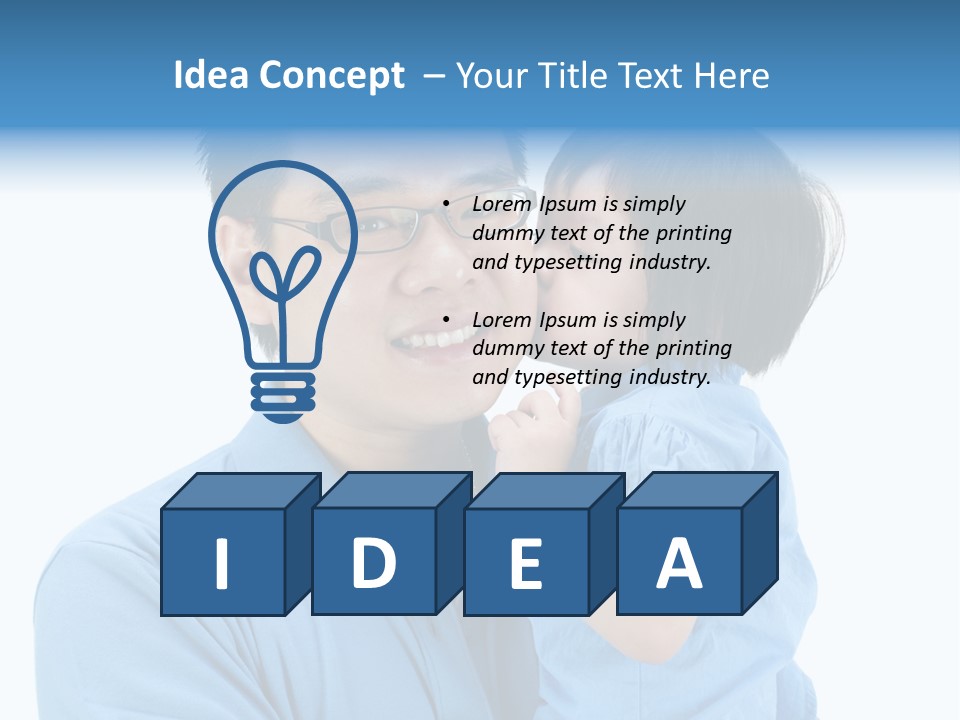 Beautiful Baby Happiness PowerPoint Template