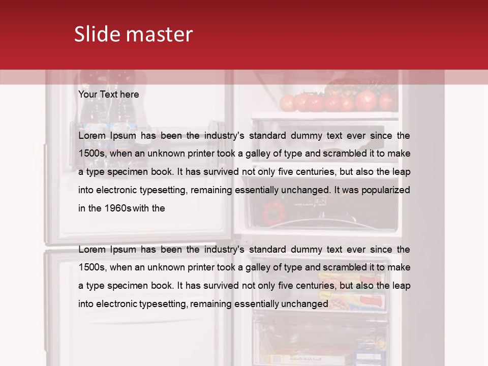 Vegetable Classic Cold PowerPoint Template