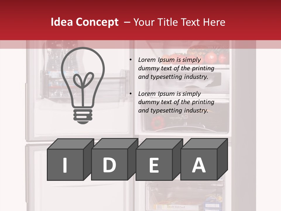 Vegetable Classic Cold PowerPoint Template