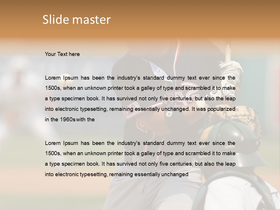 Hitter Summer University PowerPoint Template