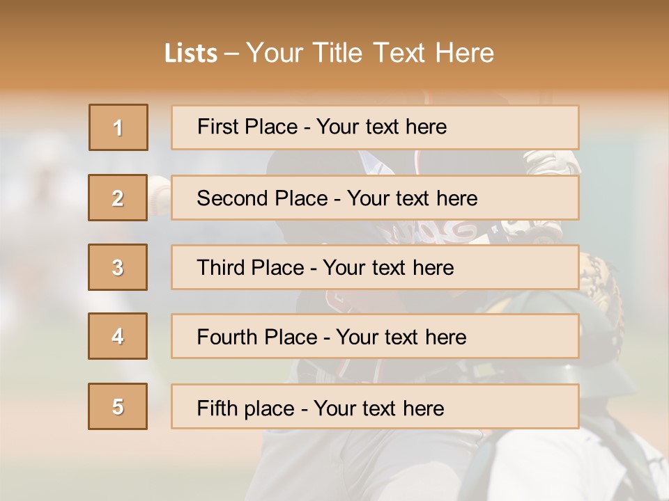 Hitter Summer University PowerPoint Template