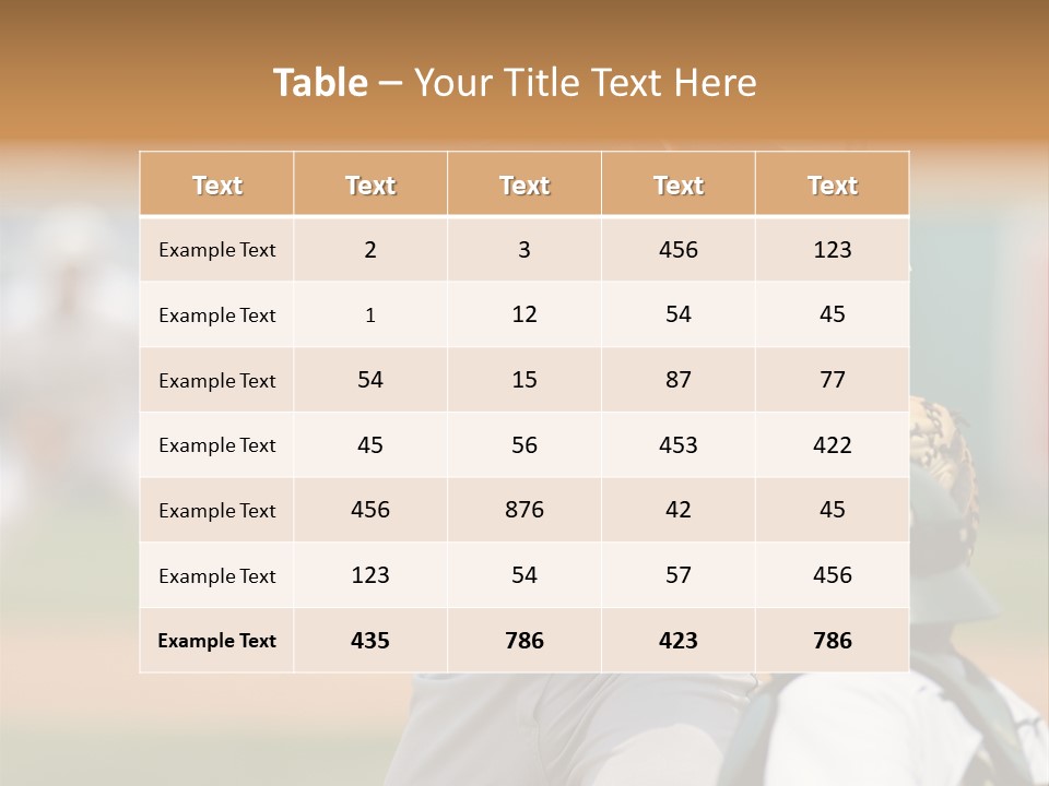 Hitter Summer University PowerPoint Template