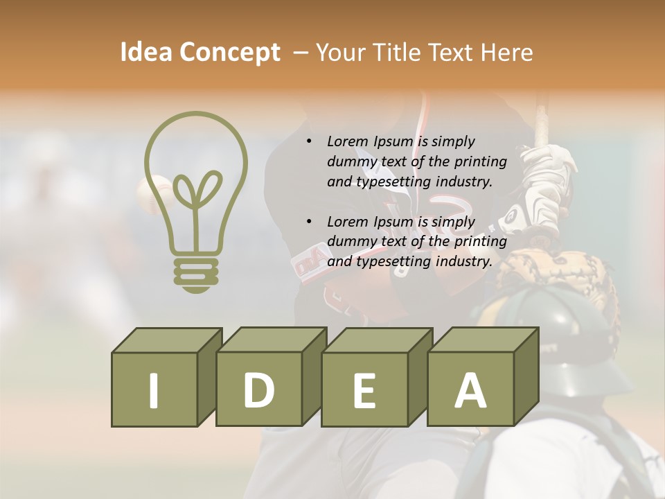 Hitter Summer University PowerPoint Template