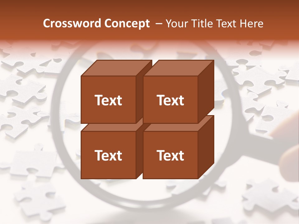 Isolated Paper Closeup PowerPoint Template