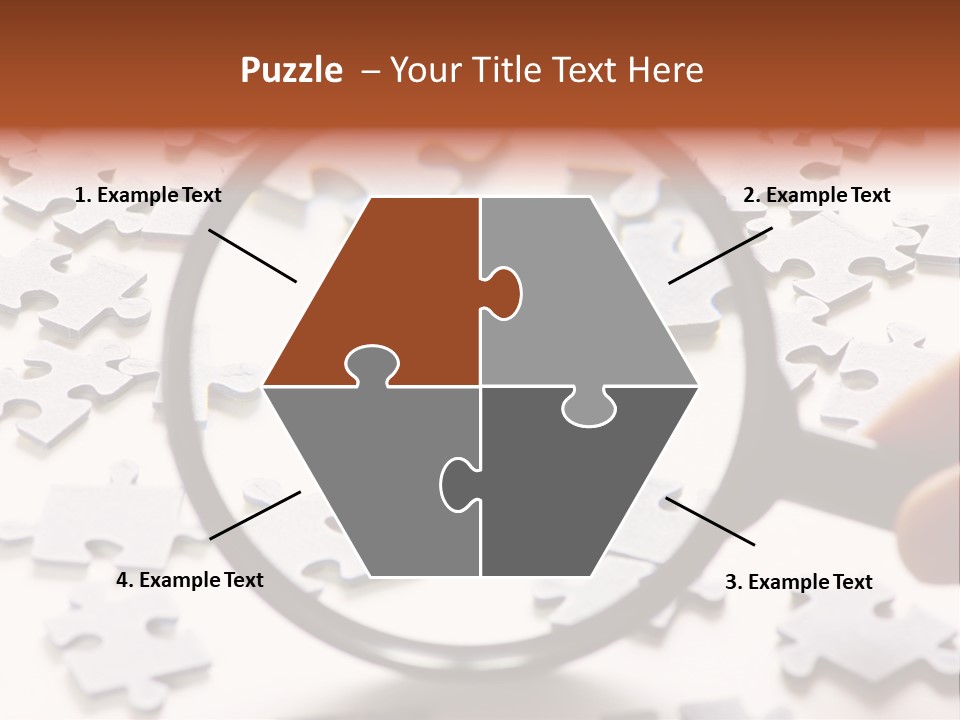 Isolated Paper Closeup PowerPoint Template