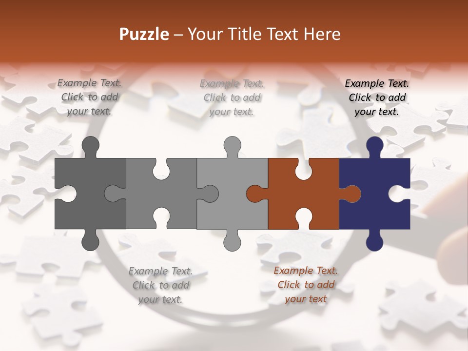 Isolated Paper Closeup PowerPoint Template