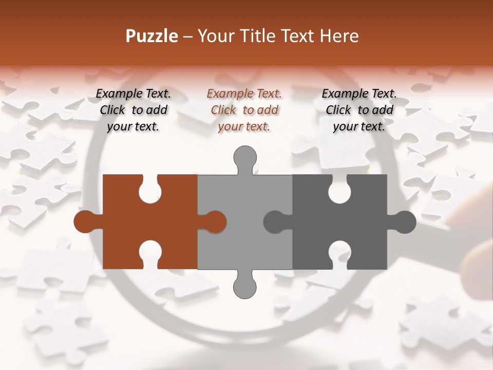 Isolated Paper Closeup PowerPoint Template