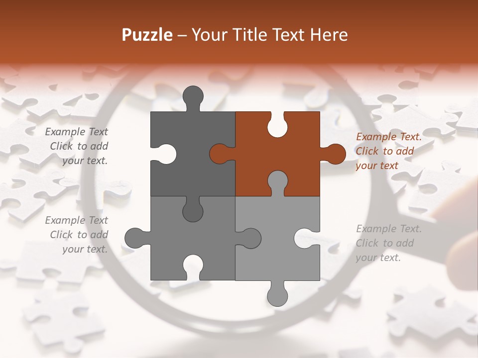 Isolated Paper Closeup PowerPoint Template