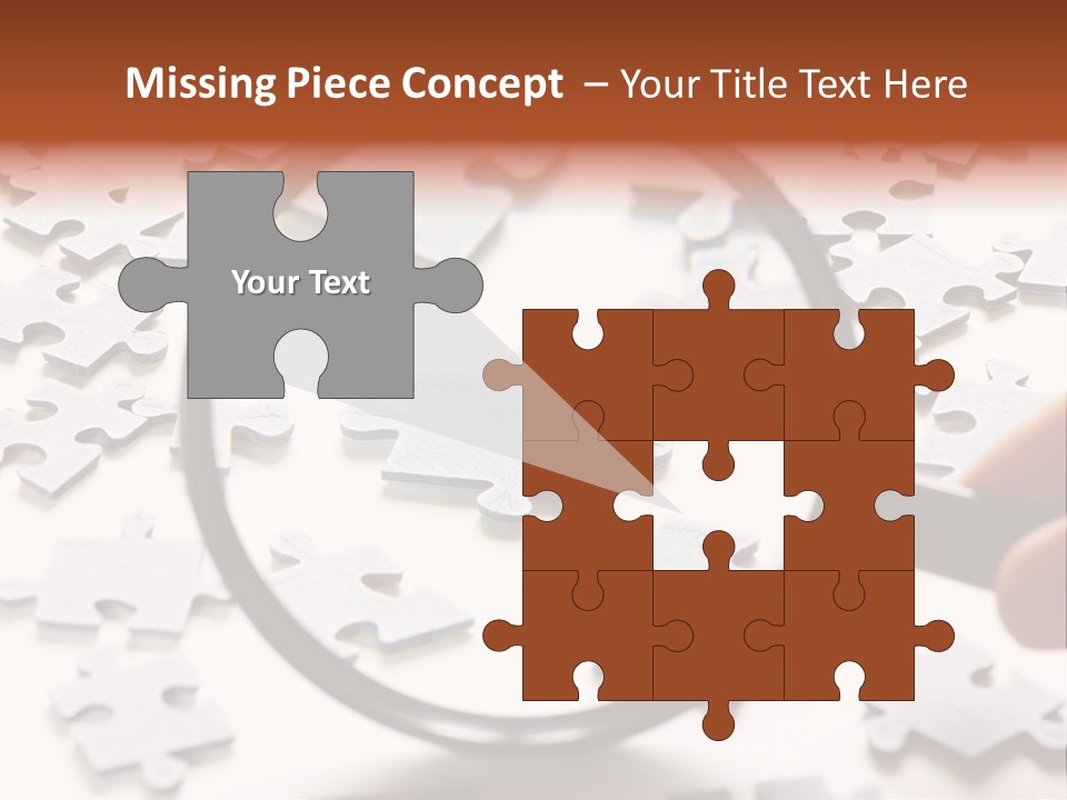 Isolated Paper Closeup PowerPoint Template