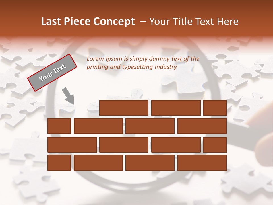 Isolated Paper Closeup PowerPoint Template