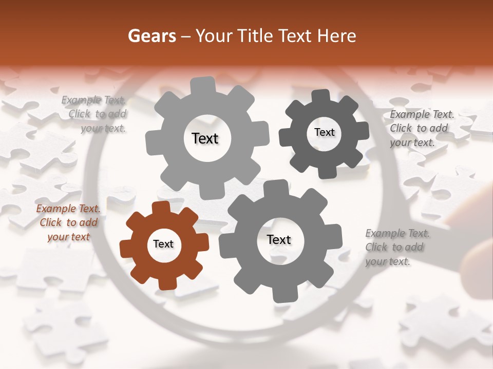 Isolated Paper Closeup PowerPoint Template