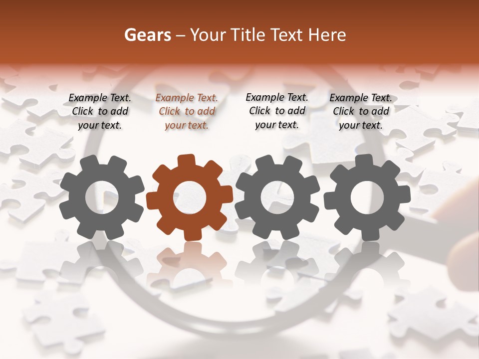 Isolated Paper Closeup PowerPoint Template