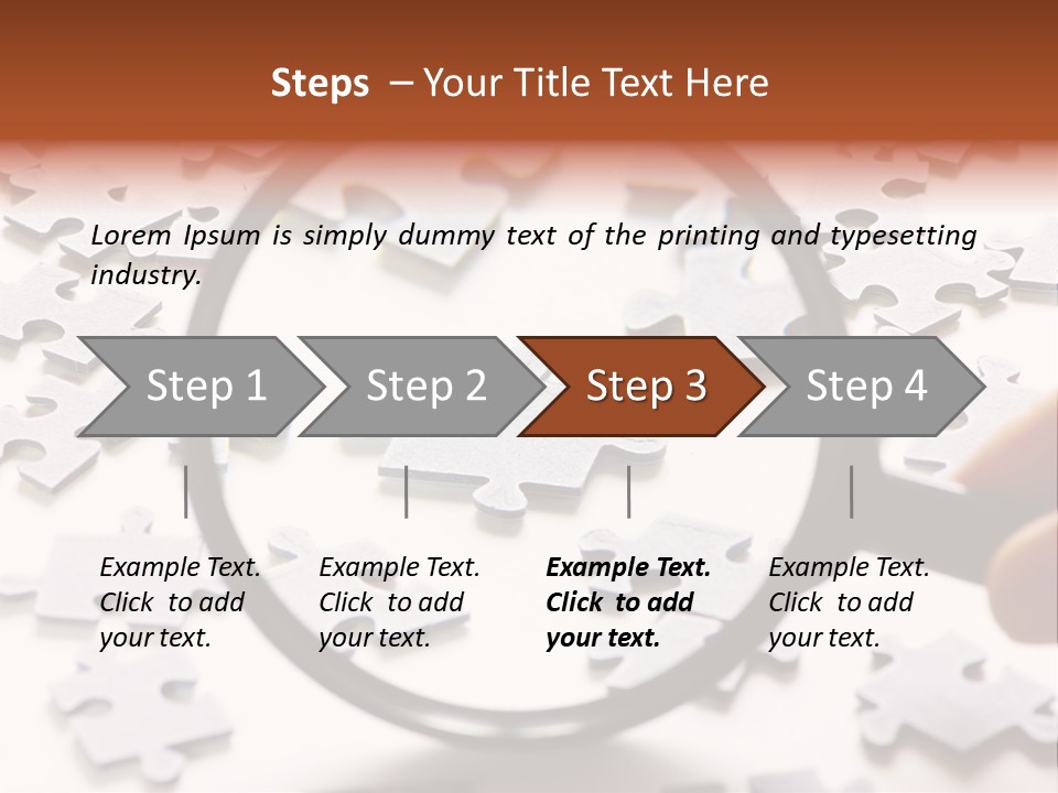 Isolated Paper Closeup PowerPoint Template