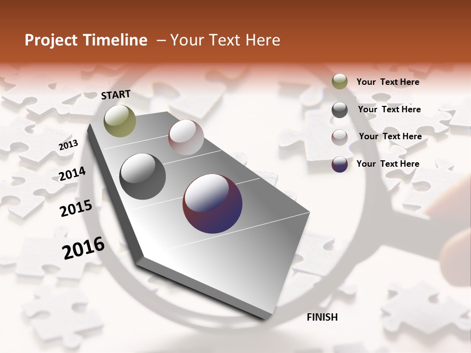 Isolated Paper Closeup PowerPoint Template