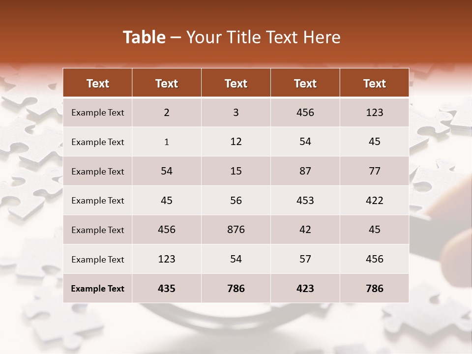 Isolated Paper Closeup PowerPoint Template