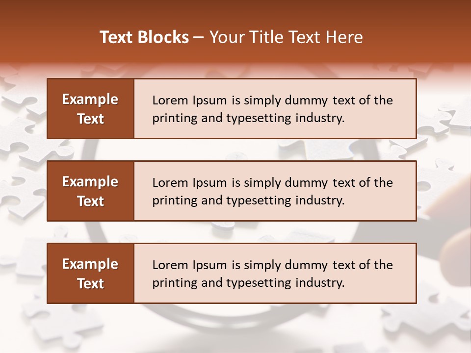Isolated Paper Closeup PowerPoint Template