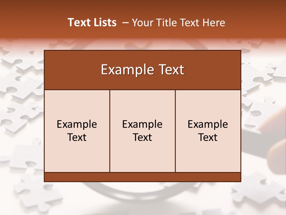 Isolated Paper Closeup PowerPoint Template