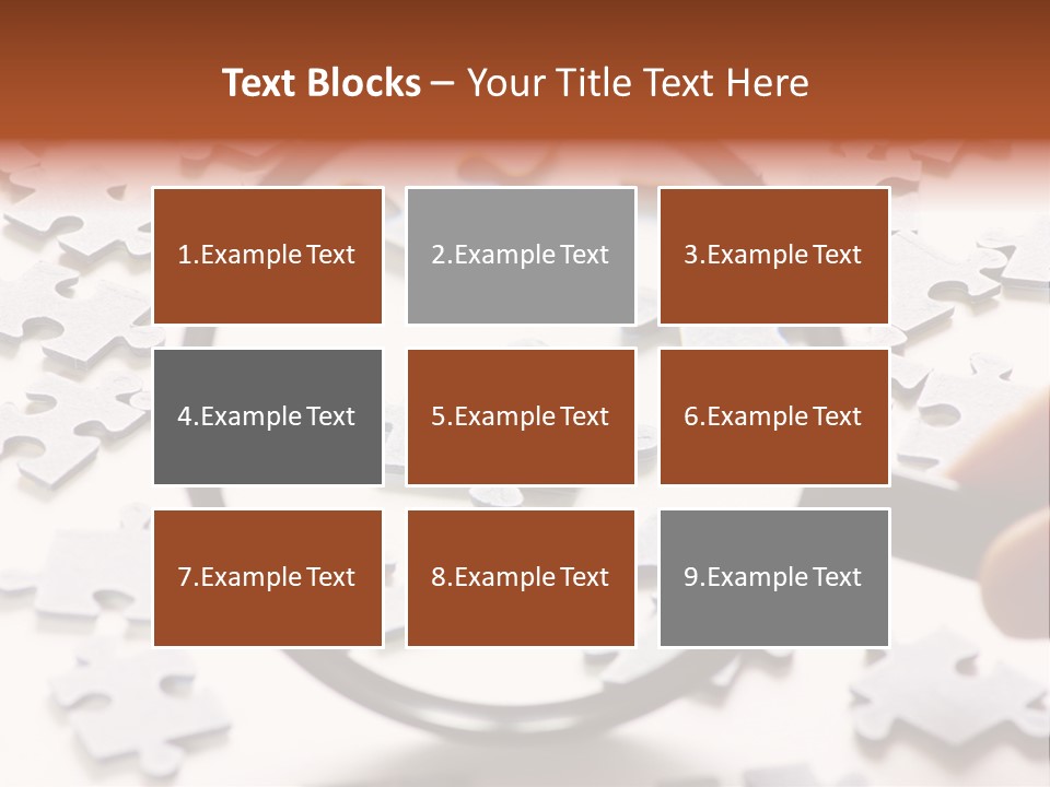 Isolated Paper Closeup PowerPoint Template