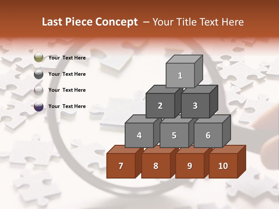 Isolated Paper Closeup PowerPoint Template