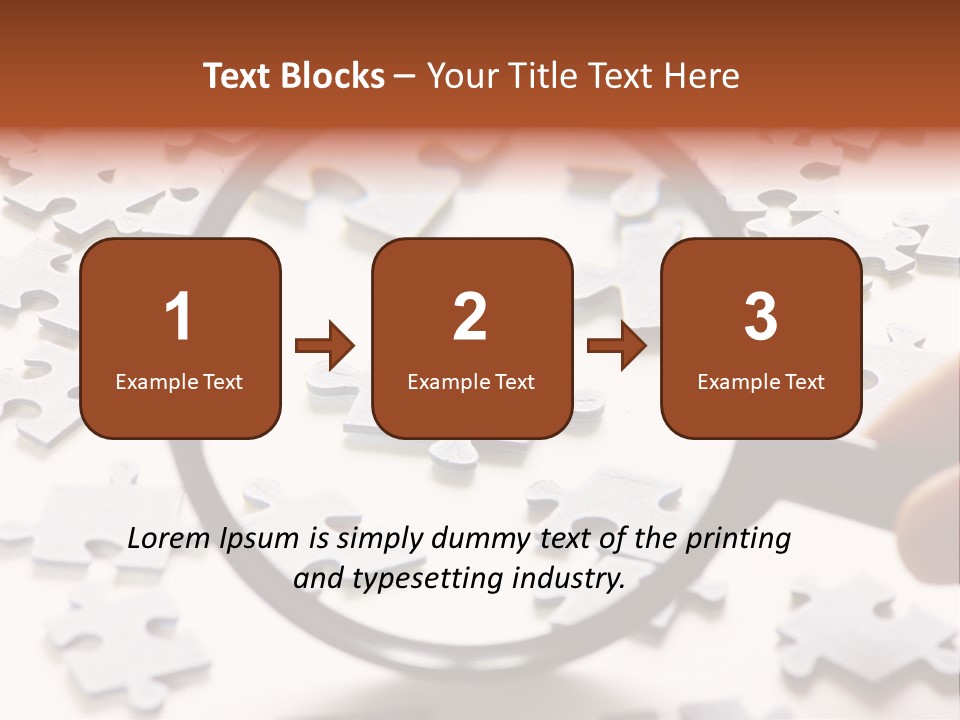 Isolated Paper Closeup PowerPoint Template