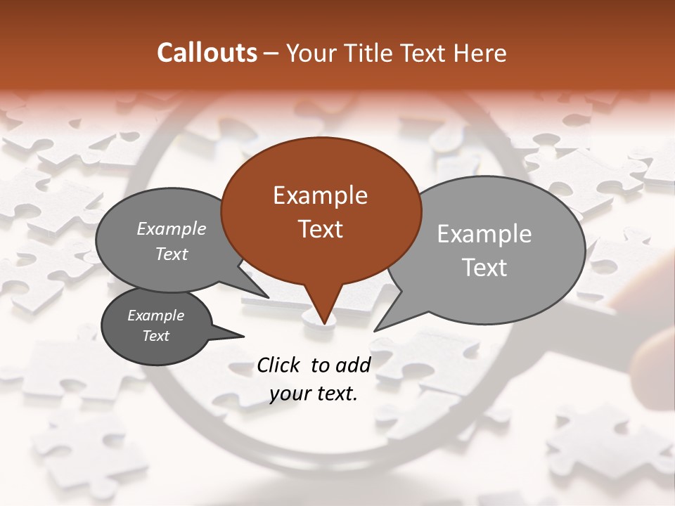 Isolated Paper Closeup PowerPoint Template