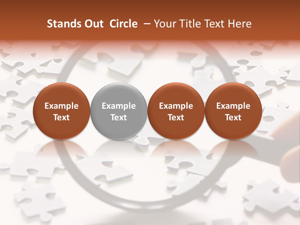 Isolated Paper Closeup PowerPoint Template