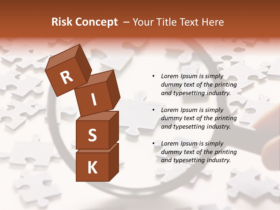 Isolated Paper Closeup PowerPoint Template