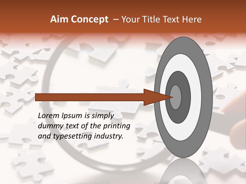 Isolated Paper Closeup PowerPoint Template