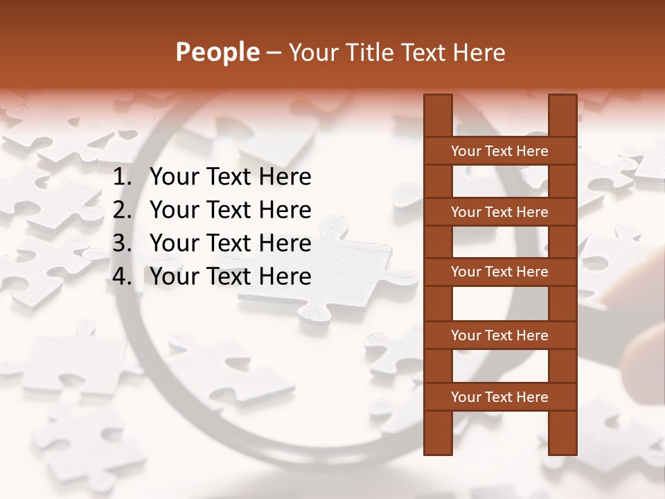 Isolated Paper Closeup PowerPoint Template