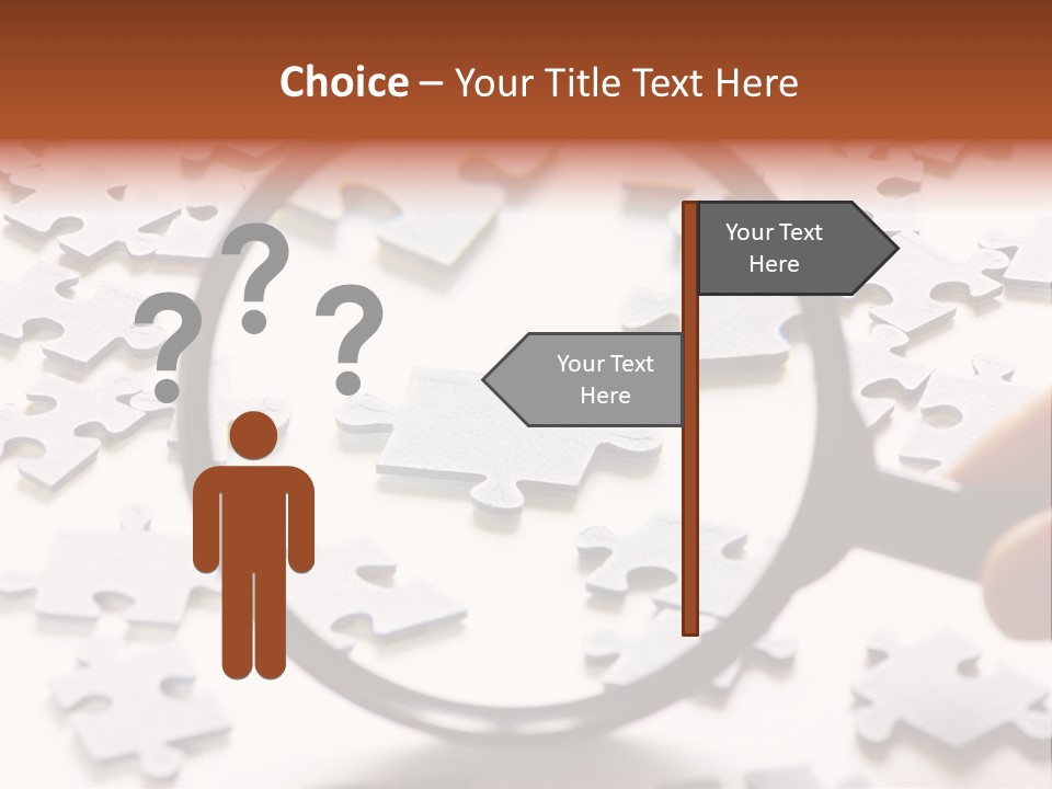 Isolated Paper Closeup PowerPoint Template