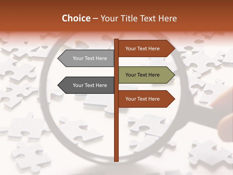 Isolated Paper Closeup PowerPoint Template