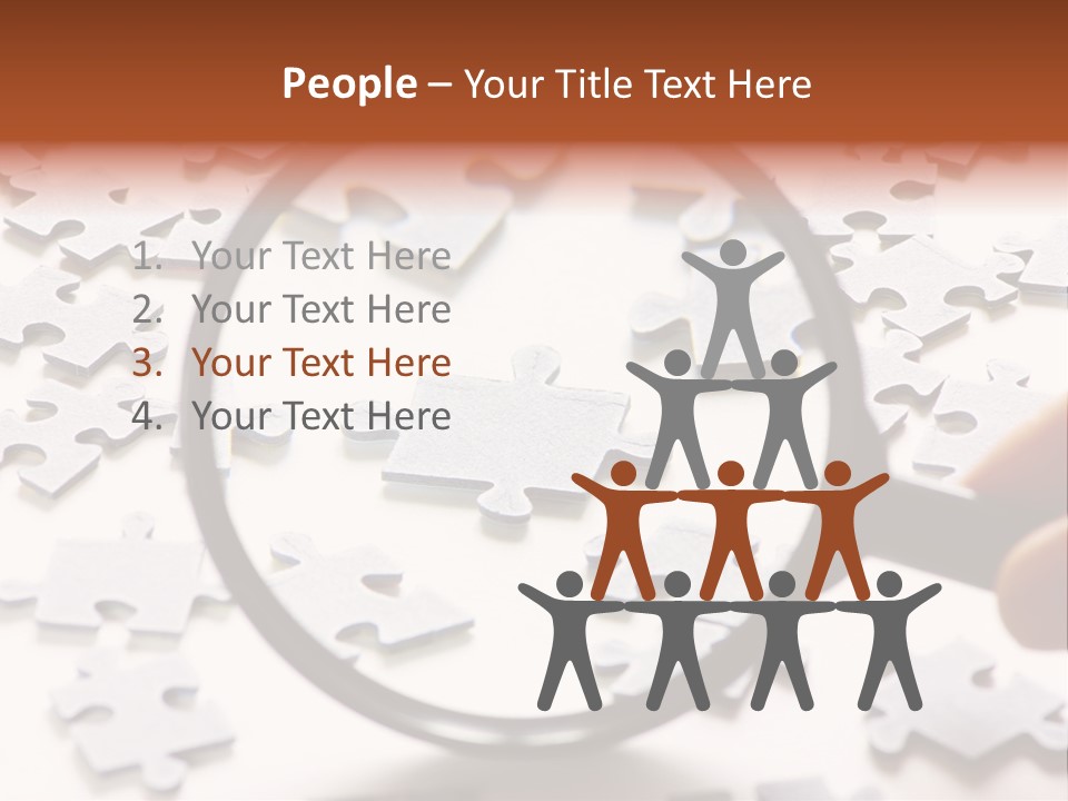 Isolated Paper Closeup PowerPoint Template