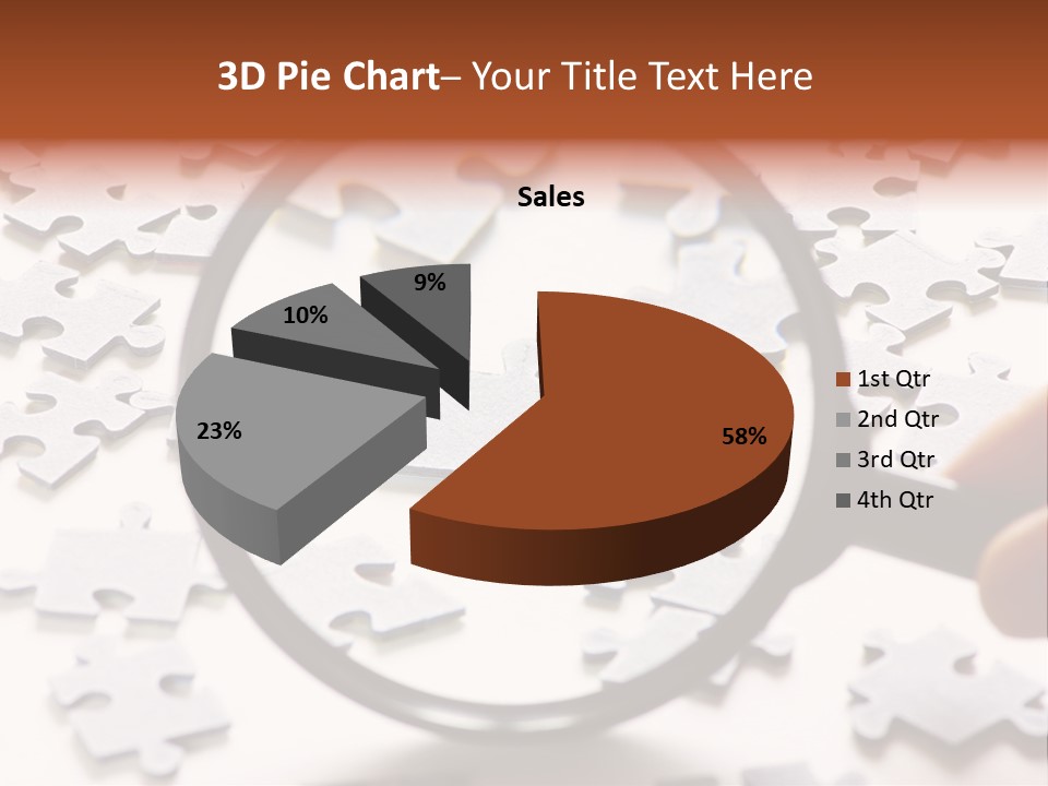 Isolated Paper Closeup PowerPoint Template