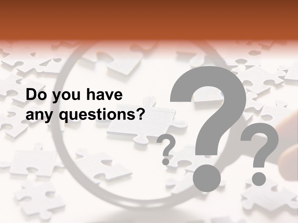 Isolated Paper Closeup PowerPoint Template