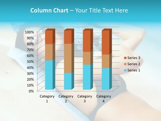 Sunbathing Portrait Bikini PowerPoint Template