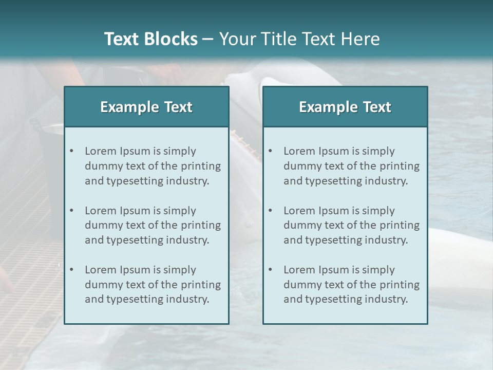 Fish Park Animals PowerPoint Template