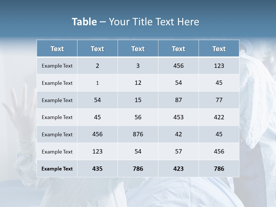 Doctor Health Sedation PowerPoint Template