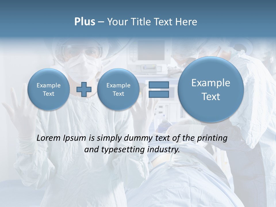 Doctor Health Sedation PowerPoint Template
