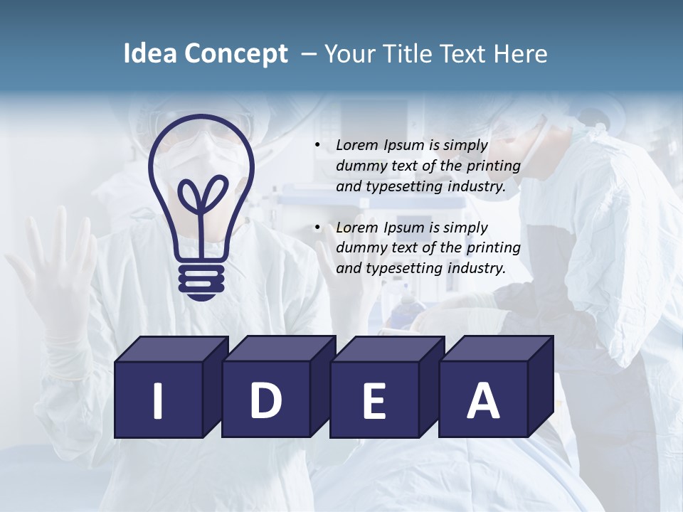 Doctor Health Sedation PowerPoint Template