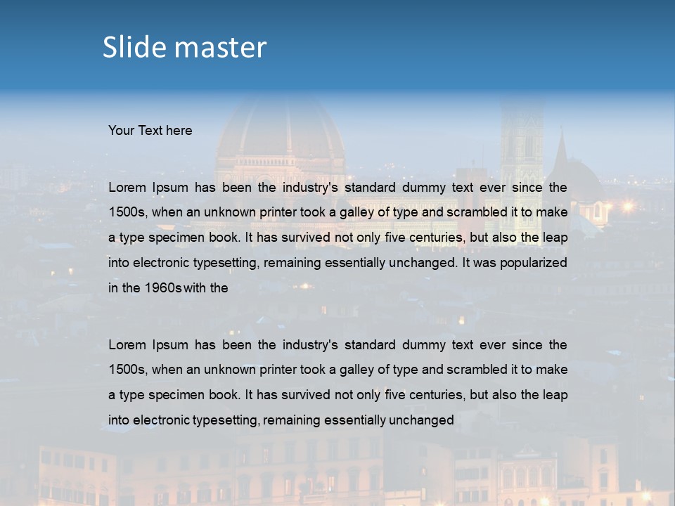 Night Medieval Heritage PowerPoint Template