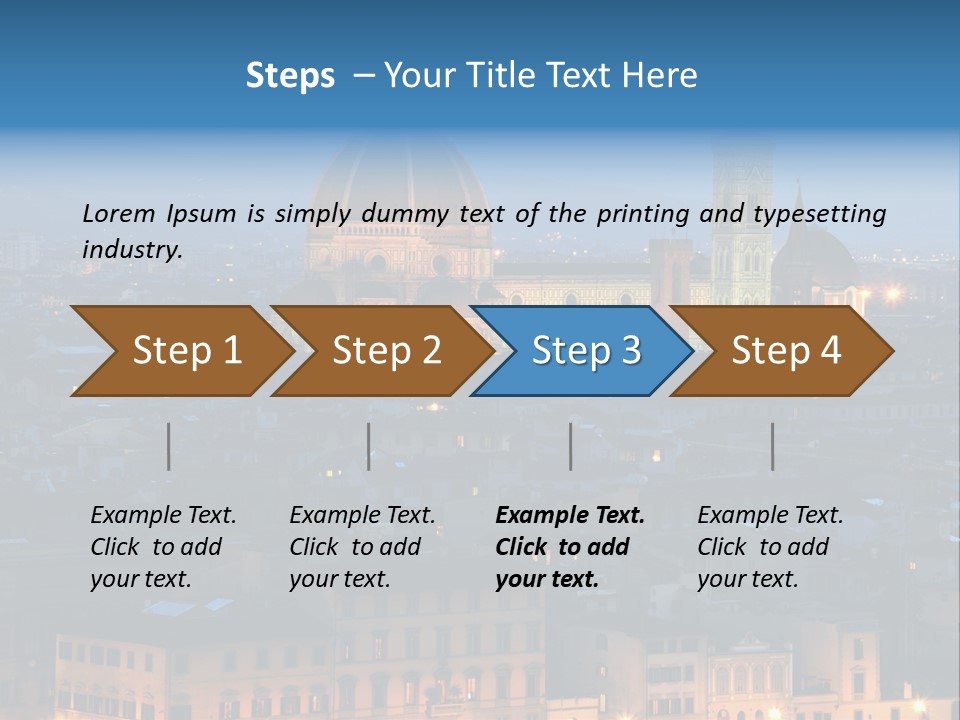 Night Medieval Heritage PowerPoint Template
