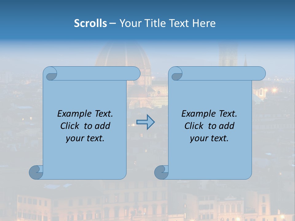 Night Medieval Heritage PowerPoint Template
