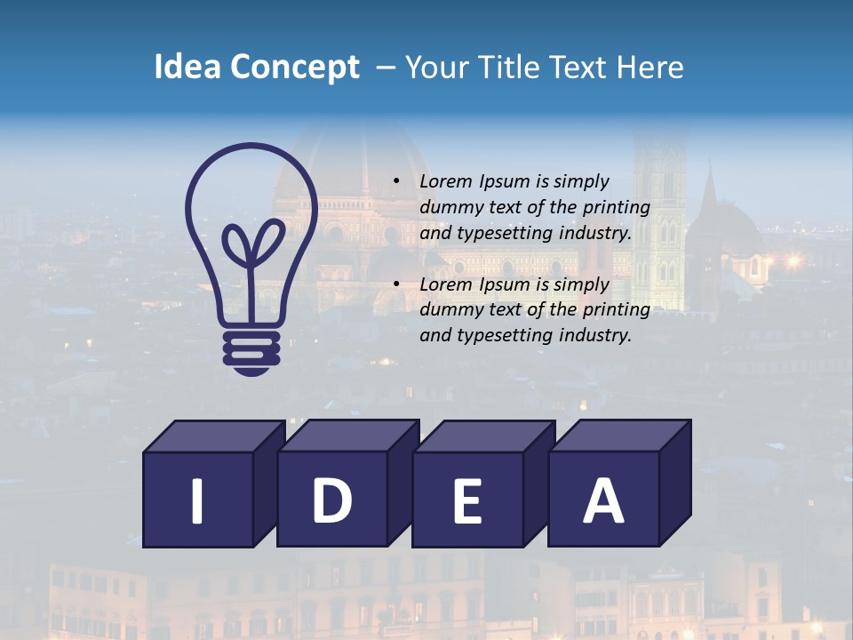 Night Medieval Heritage PowerPoint Template